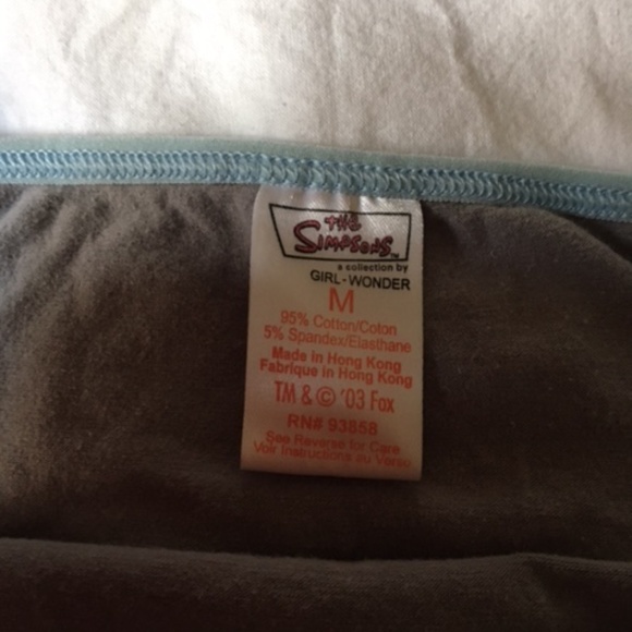 Girls Simpsons PJ Set - Picture 2 of 6